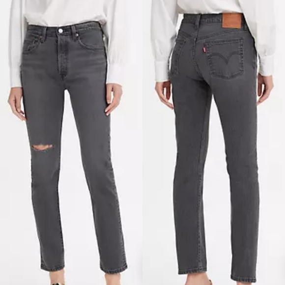 Levi's Denim - Levi's 501s Distressed Black sz 28